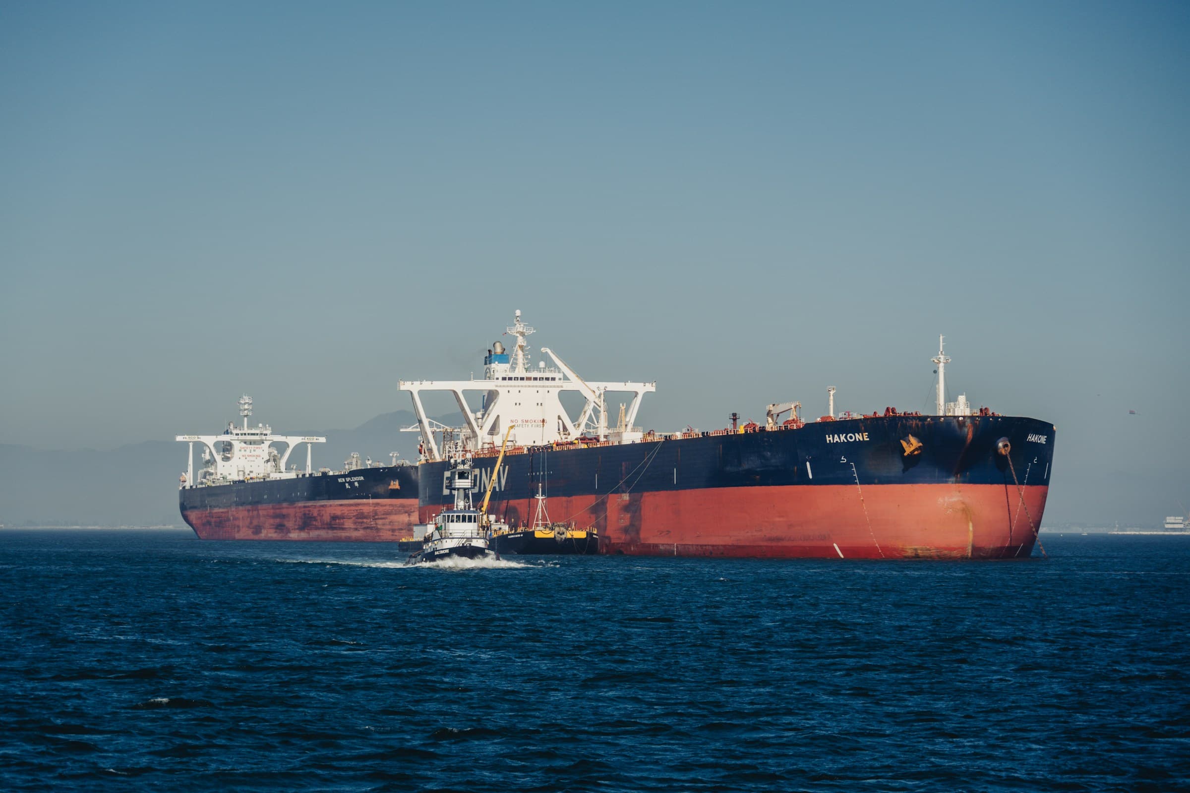 Ship at sea