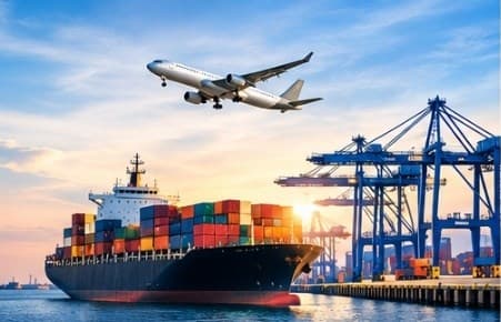Air freight and sea freight options for Australian businesses